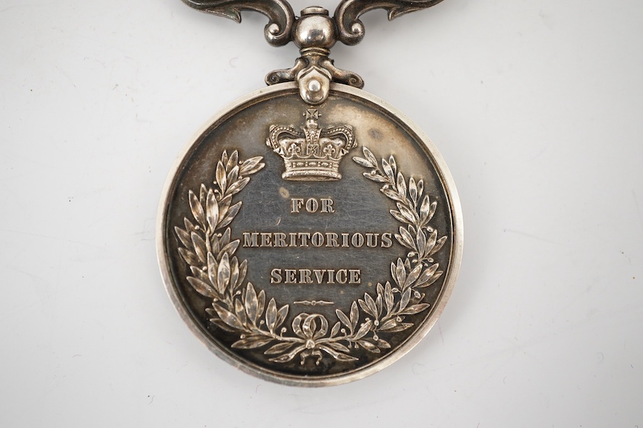 A George V Meritorious Service Medal (MSM), awarded to 37466 A. SJT: J. Ripley. R.E., together with his 1914-15 Star, British War Medal and Victory Medal. Condition - fair to good.